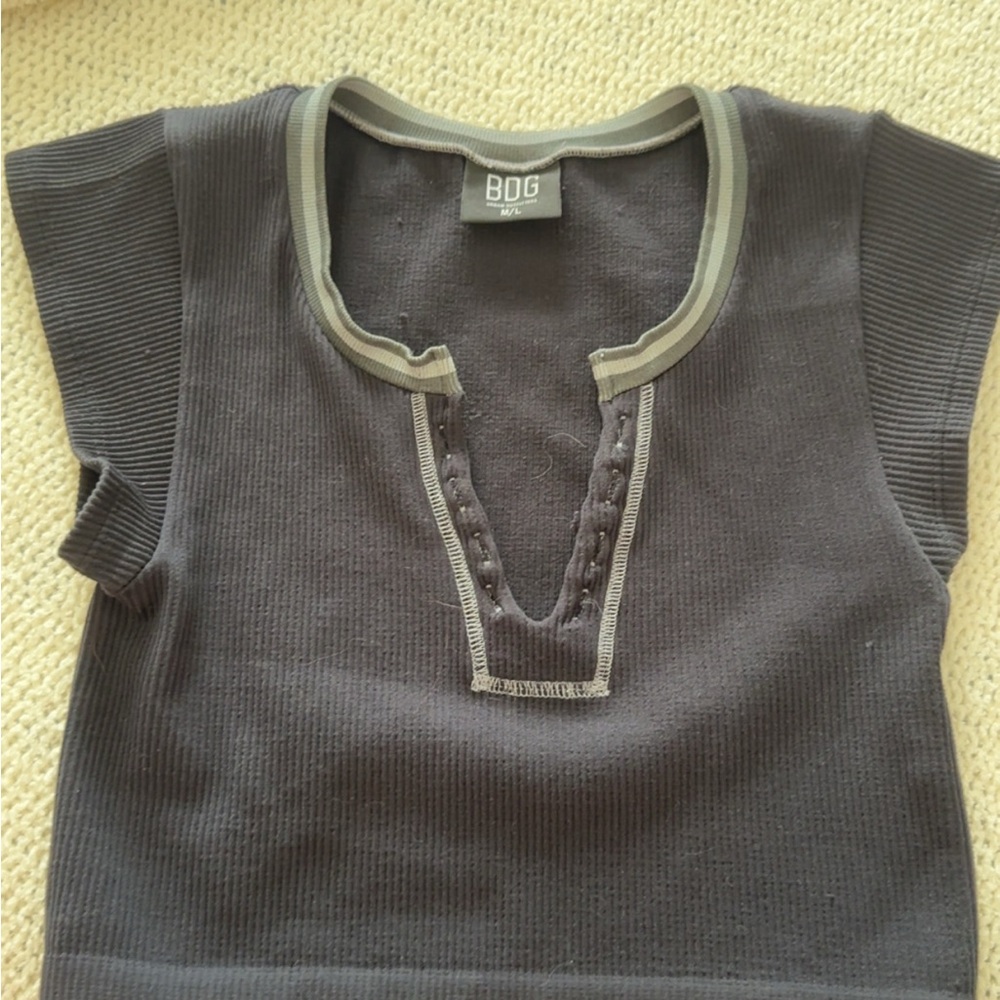 BDG Charcoal Short Sleeve Tee